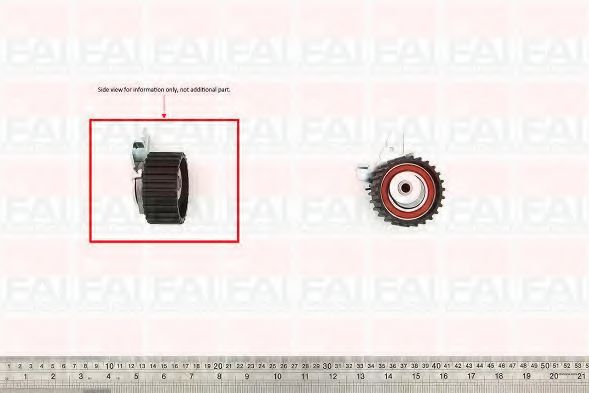 Натяжной ролик, ремень ГРМ FAI AutoParts T9376