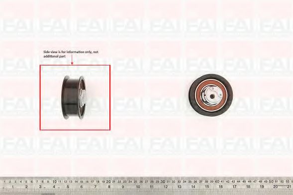 Натяжной ролик, ремень ГРМ FAI AutoParts T9493