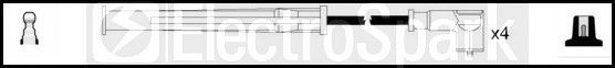 Комплект проводов зажигания STANDARD OEK1046