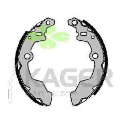 Комплект тормозных колодок KAGER 340407