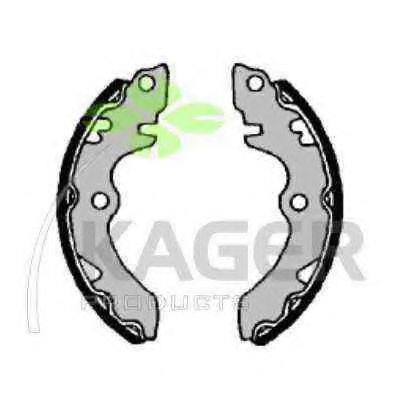 Комплект тормозных колодок KAGER 340485