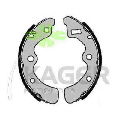 Комплект тормозных колодок KAGER 340490