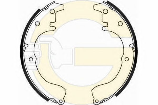 Комплект тормозных колодок GIRLING 5180469