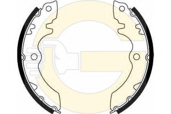 Комплект тормозных колодок GIRLING 5182479