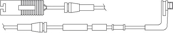Сигнализатор, износ тормозных колодок KAWE WS0250A