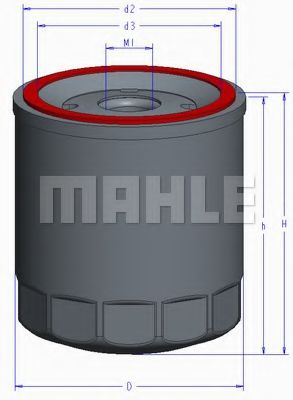 Масляный фильтр MAHLE ORIGINAL OC 894
