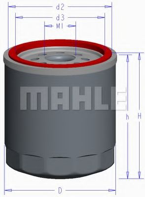 Масляный фильтр MAHLE ORIGINAL OC 610
