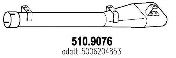 Труба выхлопного газа ASSO 510.9076