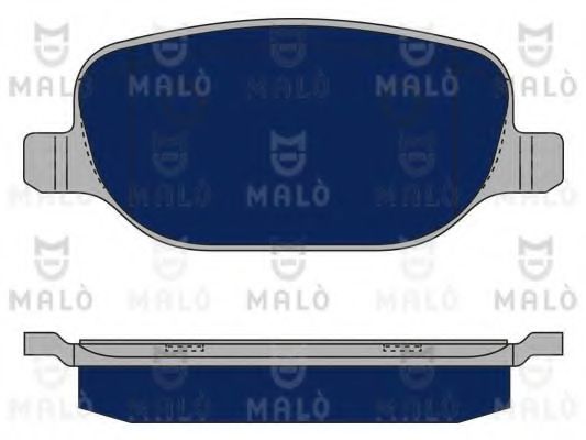 Комплект тормозных колодок, дисковый тормоз MALÒ 1050280