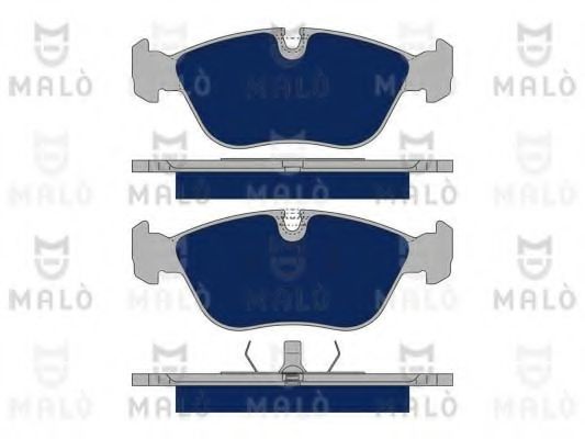 Комплект тормозных колодок, дисковый тормоз MALÒ 1050317