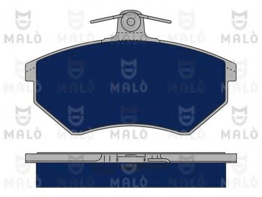 Комплект тормозных колодок, дисковый тормоз MALÒ 1050379