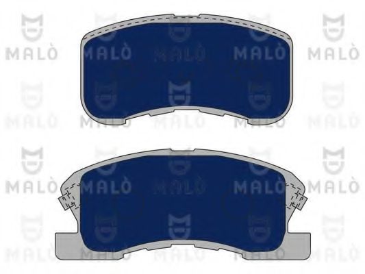 Комплект тормозных колодок, дисковый тормоз MALÒ 1050812