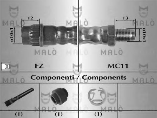 Тормозной шланг MALÒ 80741