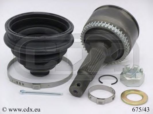 Шарнирный комплект, приводной вал CDX 675/43