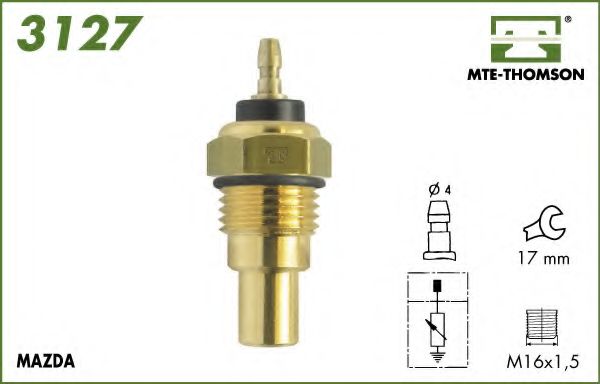 Датчик, температура охлаждающей жидкости; Датчик, температура охлаждающей жидкости; Датчик, температура охлаждающей жидкости FAE 3213