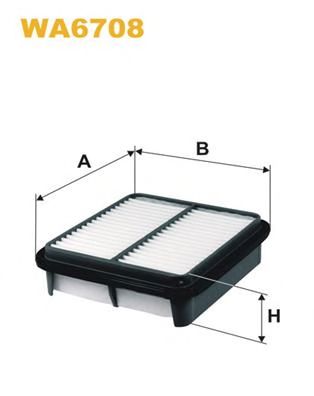 Воздушный фильтр WIX FILTERS WA6708