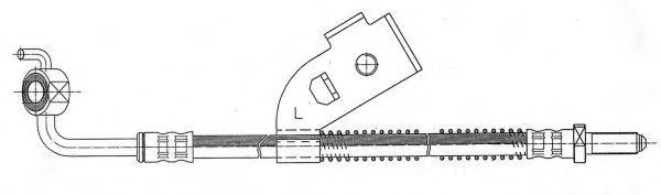 Тормозной шланг CEF 511284