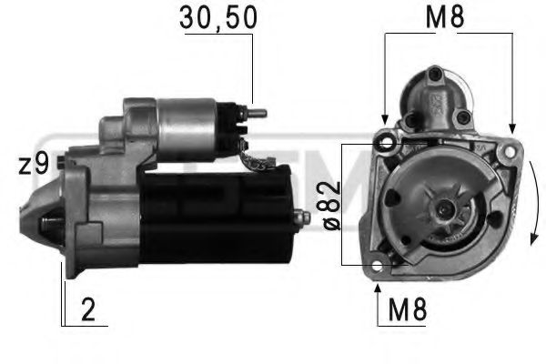 Стартер MESSMER 220610