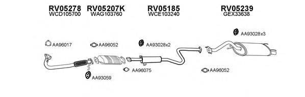 Система выпуска ОГ VENEPORTE 050001