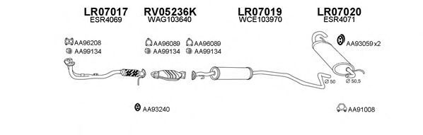 Система выпуска ОГ VENEPORTE 070007