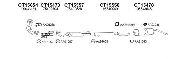 Система выпуска ОГ VENEPORTE 150248