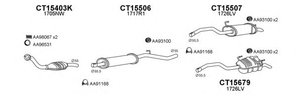 Система выпуска ОГ VENEPORTE 150456