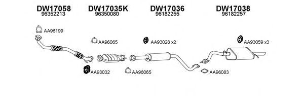 Система выпуска ОГ VENEPORTE 170024