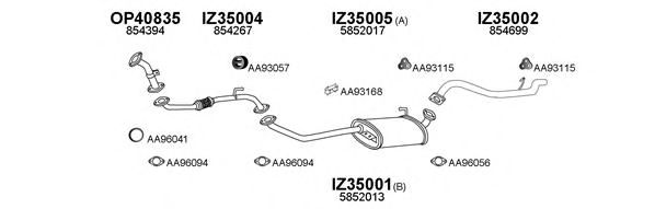 Система выпуска ОГ VENEPORTE 400433