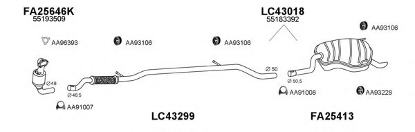 Система выпуска ОГ VENEPORTE 430091