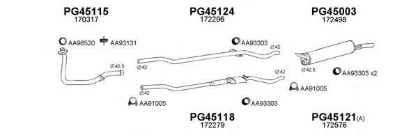 Система выпуска ОГ VENEPORTE 450052