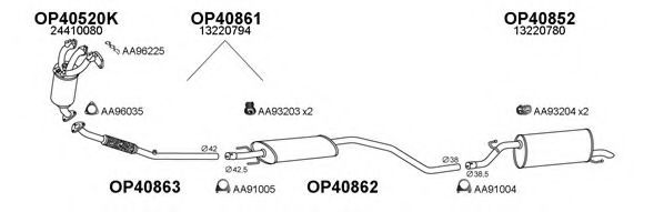 Система выпуска ОГ VENEPORTE 770160