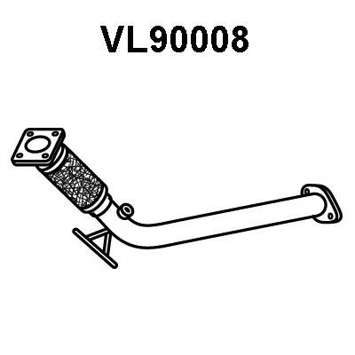 Труба выхлопного газа VENEPORTE VL90008