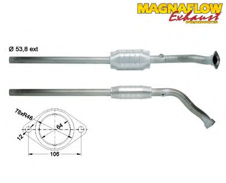 Катализатор MAGNAFLOW 80934