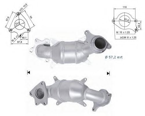 Катализатор MAGNAFLOW 63009D