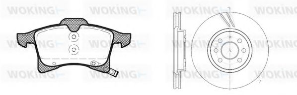 Комплект тормозов, дисковый тормозной механизм BENDIX DP59017