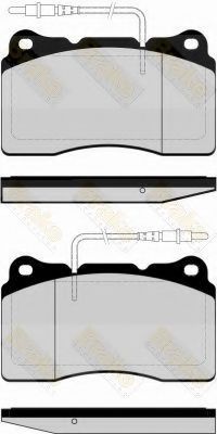 Комплект тормозных колодок, дисковый тормоз Brake ENGINEERING PA1491