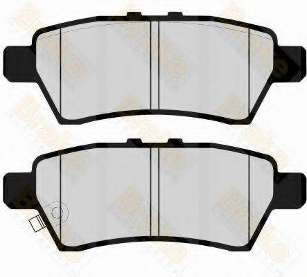 Комплект тормозных колодок, дисковый тормоз Brake ENGINEERING PA1714