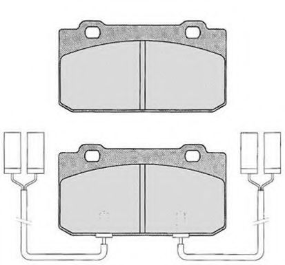 Комплект тормозных колодок, дисковый тормоз RAICAM RA.0313.1