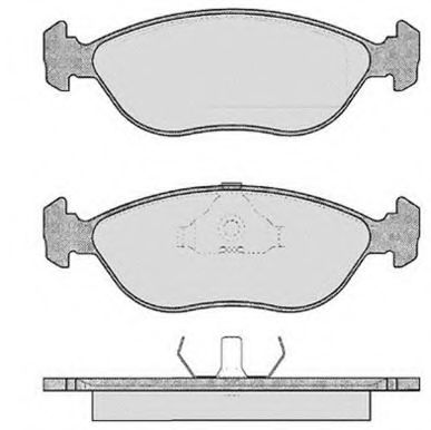 Комплект тормозных колодок, дисковый тормоз RAICAM RA.0605.0