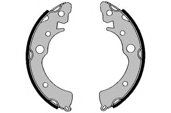 Комплект тормозных колодок DELPHI 1288