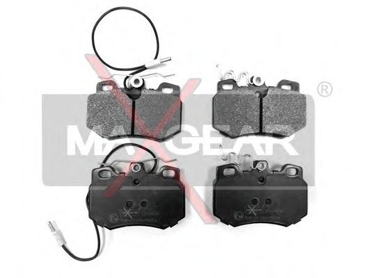 Комплект тормозных колодок, дисковый тормоз MAXGEAR 19-0454