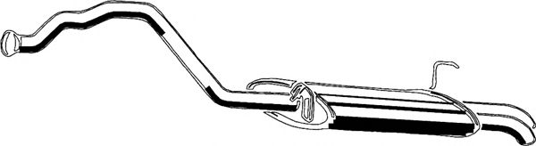 Глушитель выхлопных газов конечный ASMET 04055