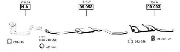 Система выпуска ОГ ASMET CI092550