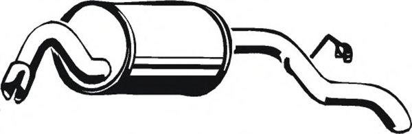 Глушитель выхлопных газов конечный ASMET 07.065