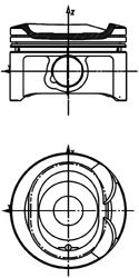 Поршень KOLBENSCHMIDT 40081600
