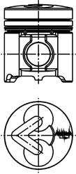 Поршень KOLBENSCHMIDT 94680610