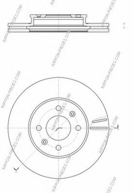 Тормозной диск NPS 18338