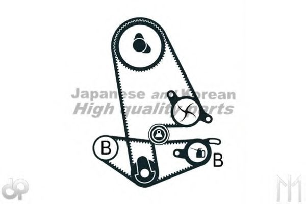 Комплект ремня ГРМ ASHUKI 0333-8204