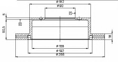 Тормозной диск ASHUKI C655-55