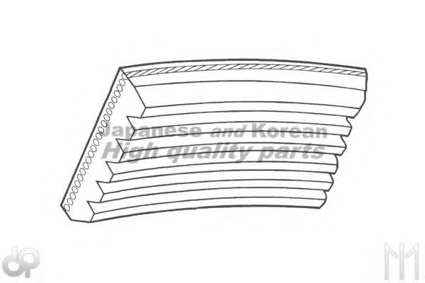 Поликлиновой ремень ASHUKI VM6-1060